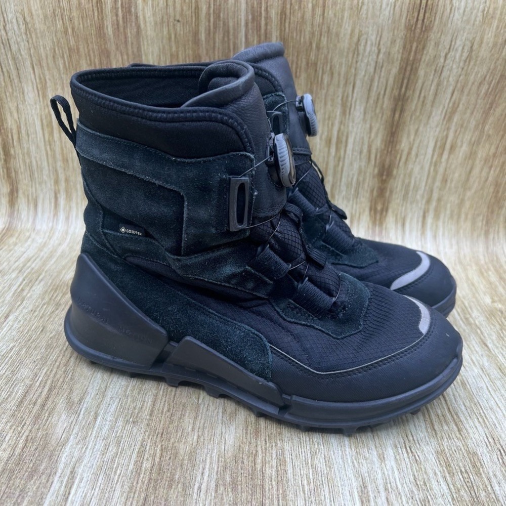 Ecco Biom K2 Boots Gore-Tex Boa Women's Size 6 Boots All Weather Outdoor Black